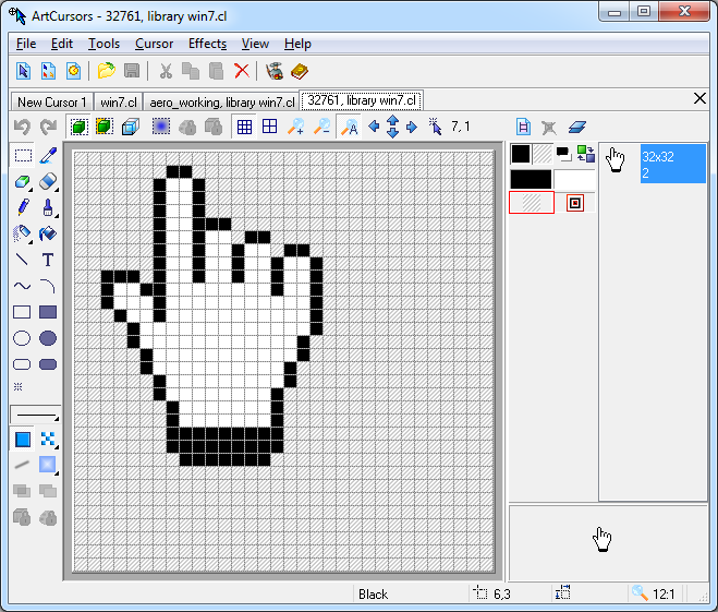 Edit cursor