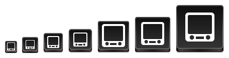 Free Black Button Icons - example