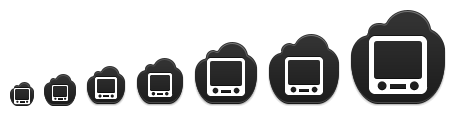 Free Black Cloud Icons - example