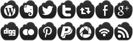 Free Black Cloud Icons