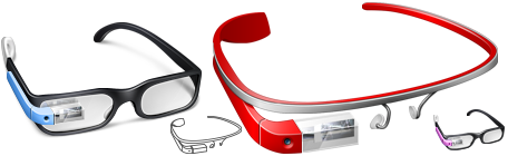 Free Google Glass Icon Set