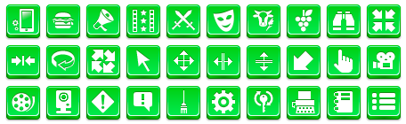 Free Green Button Icons