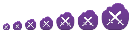 Free Violet Cloud Icons - example