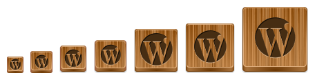 Free Wood Button Icons - example