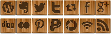 Free Wood Button Icons