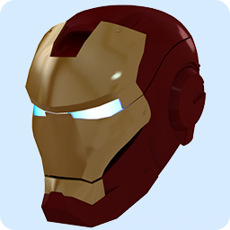 Gold Iron Man Mask icon