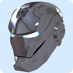 Silver Iron Man Mask icon