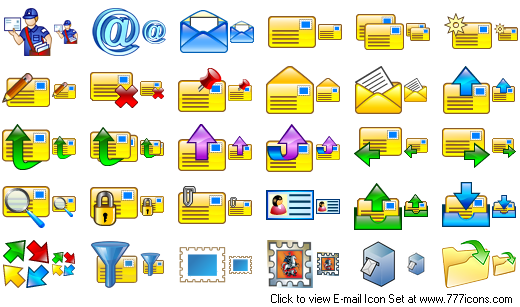 E-mail Icon Set