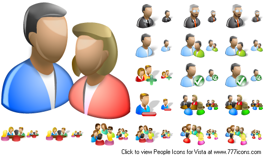 People Icons for Windows 7