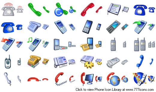 Phone Icon Library
