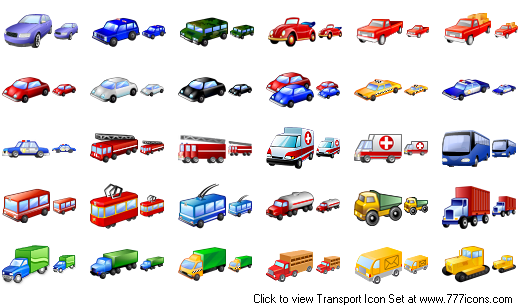 Transport Icon Set