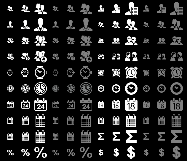 android os tab icons