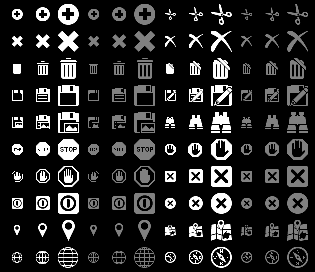 tab icons for android system