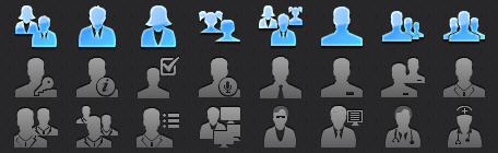 App Tab Bar People Icons