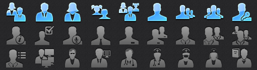 App Tab Bar People Icons