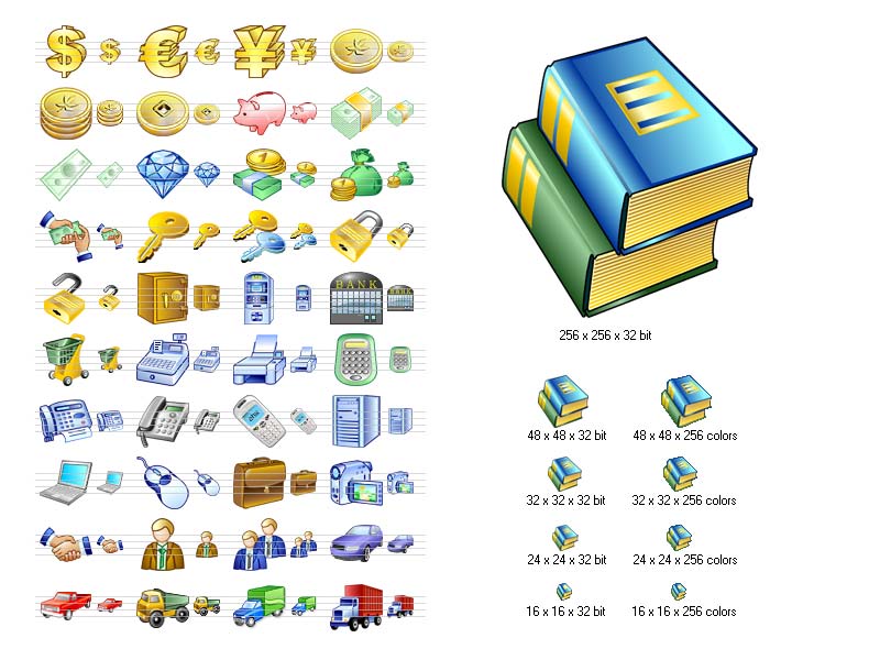 Business Icon Set software