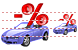 Automobile loan interest payment icon Automobile loan interest payment icons