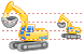 Excavator icon Excavator icons