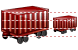 Freight car icon Freight car icons