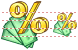 Interest on deposit icon Interest on deposit icons