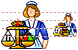 Market woman icon Market woman icons