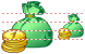 Money bag icon Money bag icons