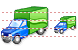 Panel truck icon Panel truck icons