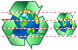 Recycling icon Recycling icons