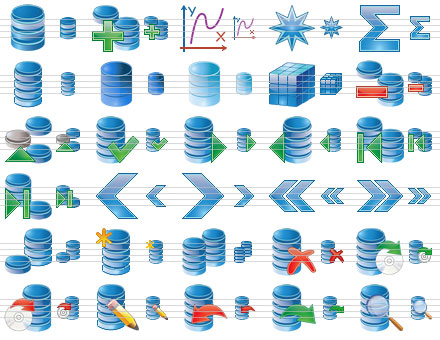 Database Icon Set screenshot