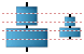 Align horizontal centers icons