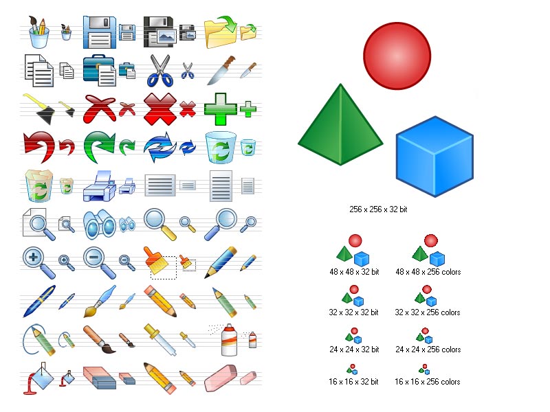 Screenshot of Graphic Icon Set 2006.5