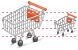 Hand cart icon