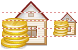 Mortgage loan icons