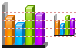 Bar chart v3 icon Bar chart v3 icons