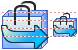 Check out bag v1 icon Check out bag v1 icons