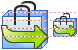 Check out bag v2 icon Check out bag v2 icons