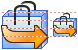 Check out bag v3 icon Check out bag v3 icons