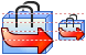Check out bag v4 icon Check out bag v4 icons