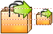 Check out bag v8 icon Check out bag v8 icons