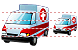 Ambulance car icons