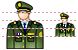 Army officer icons