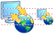 PC-Web synchronization icons