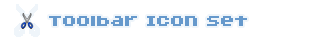 Toolbar Icons - Leistensymbolsatz