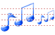 Notas de la msica Icon