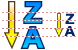 Sorting Z-A icons