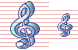 Music (treble clef) icon