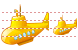 Yellow submarine icon