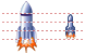 Rocket icons