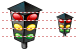 Traffic lights icons