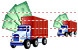 Transportation costs icon